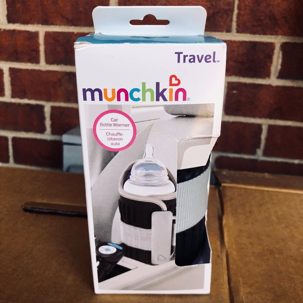 MUNCHKIN Travel Car Baby Bottle Warmer 12V Auto Shut-Off Timer Christmas Gift